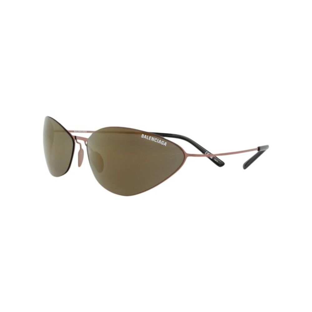 Balenciaga Cat Eye-Frame Titanium Sunglasses Brown Unisex-Adult - Picture 2 of 6